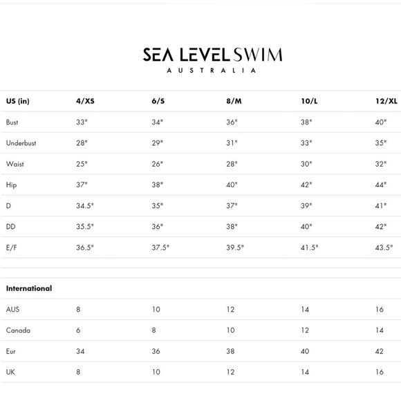 NWT Sea Level Amazing Lace BIKINI BOTTOM Size 8 MSRP $60 - Picture 9 of 9